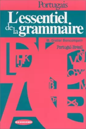 Couverture du produit · Portugal-Brésil : L'essentiel de la grammaire ou mini grammaire