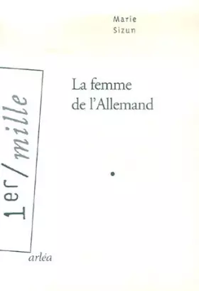 Couverture du produit · La femme de l'Allemand