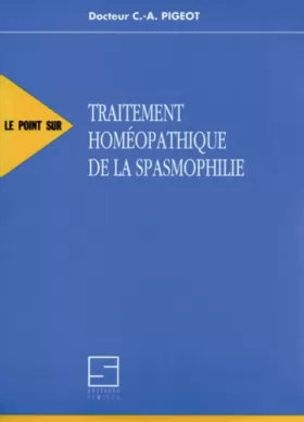 Couverture du produit · Traitement homéopathique de la spasmophilie