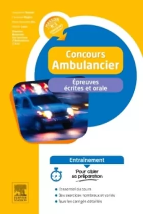 Couverture du produit · Concours ambulancier - Épreuves écrites et orale - Entraînement