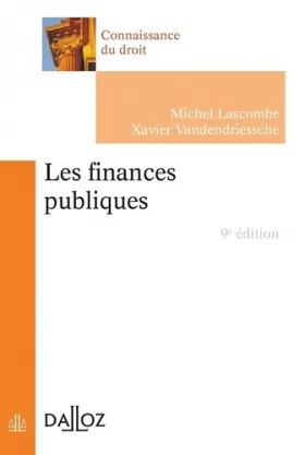 Couverture du produit · Les finances publiques - 9e ed.