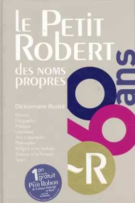 Couverture du produit · PETIT ROBERT NOMS PROPRES 2012