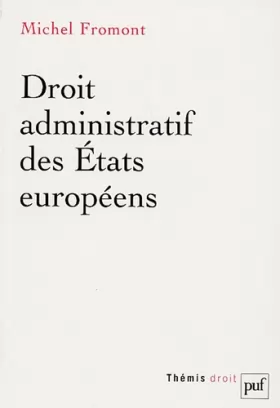 Couverture du produit · Droit administratif des Etats européens