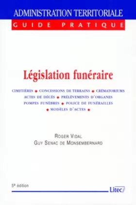 Couverture du produit · Législation funéraire, 2e édition (ancienne édition)