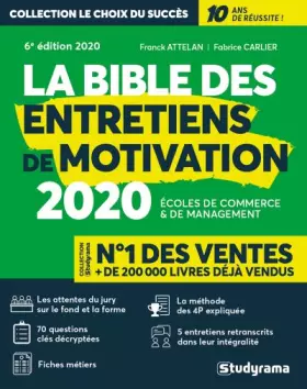 Couverture du produit · La bible des entretiens de motivation 2020