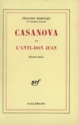 Couverture du produit · Casanova ou L'anti-Don Juan