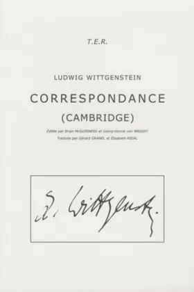 Couverture du produit · Correspondance (Cambridge)