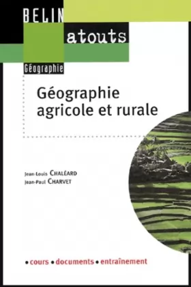 Couverture du produit · Géographie agricole et rurale