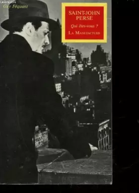 Couverture du produit · Saint-John Perse