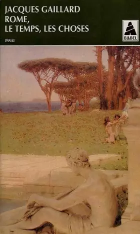 Couverture du produit · Rome, le temps, les choses : Essai