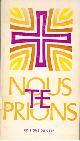 Couverture du produit · NOUS TE PRIONS