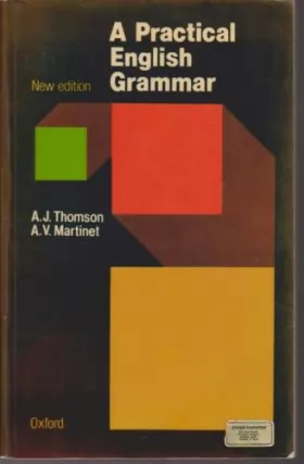 Couverture du produit · Practical English Grammar for Foreign Students