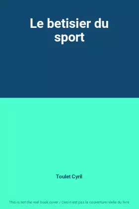 Couverture du produit · Le betisier du sport