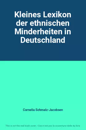 Couverture du produit · Kleines Lexikon der ethnischen Minderheiten in Deutschland