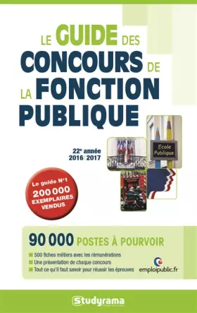 Couverture du produit · Le guide des concours de la Fonction Publique