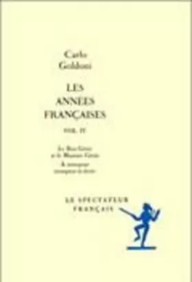 Couverture du produit · Les années françaises, volume 3