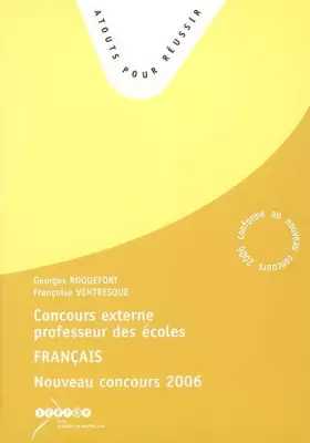 Couverture du produit · Français: Concours externe de professeur des écoles 2006