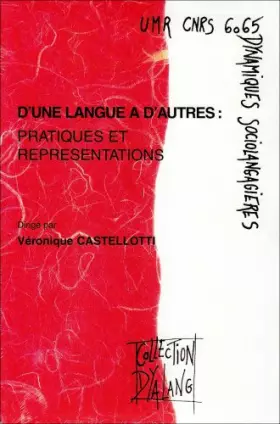 Couverture du produit · D'une langue à d'autres : pratiques et représentations