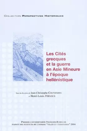 Couverture du produit · Les Cités grecques et la guerre en Asie Mineure à l'époque hellénistique