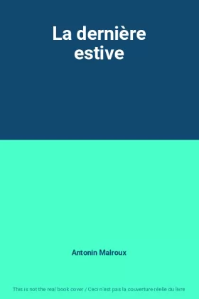 Couverture du produit · La dernière estive