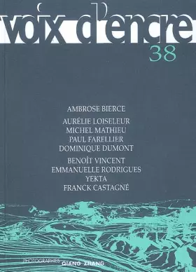 Couverture du produit · Revue VOIX D'ENCRE 38