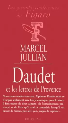 Couverture du produit · Alphonse Daudet et les lettres de Provence