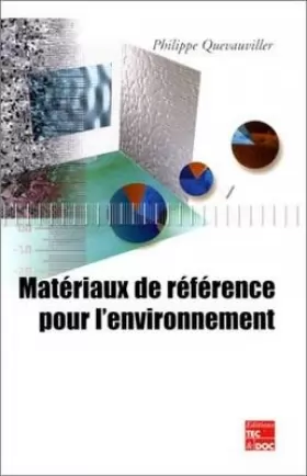 Couverture du produit · Matériaux de référence pour l'environnement