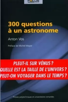 Couverture du produit · 300 questions à un astronome