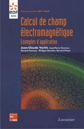 Couverture du produit · Calcul de champ électromagnétique: Exemples d'applications