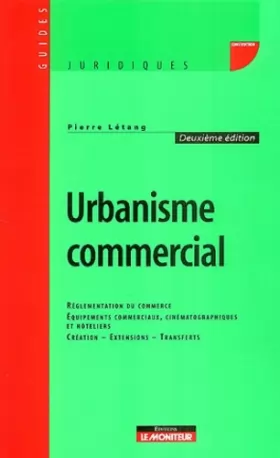 Couverture du produit · Urbanisme commercial