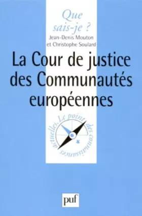 Couverture du produit · La cour de justice des communautés européennes