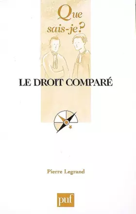 Couverture du produit · Le droit comparé