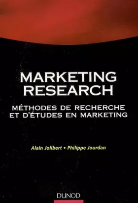 Couverture du produit · Marketing Research