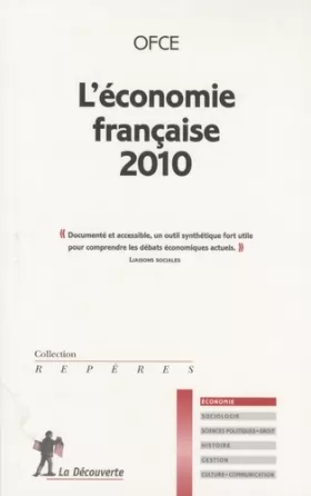 Couverture du produit · L'économie française 2010