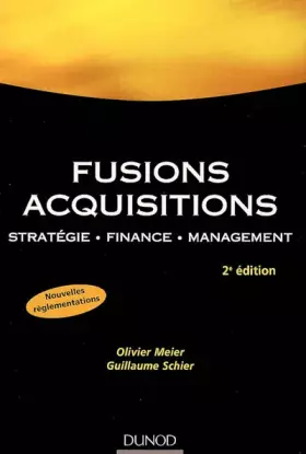 Couverture du produit · Fusions Acquisitions : Stratégie, finance, management
