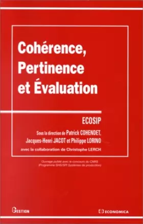 Couverture du produit · Cohérence, Pertinence et Evaluation