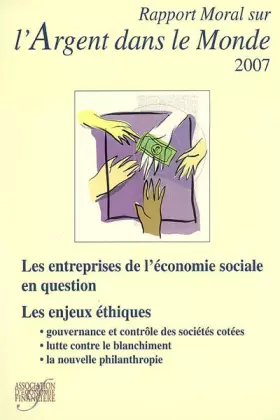 Couverture du produit · Rapport moral sur l'argent dans le monde