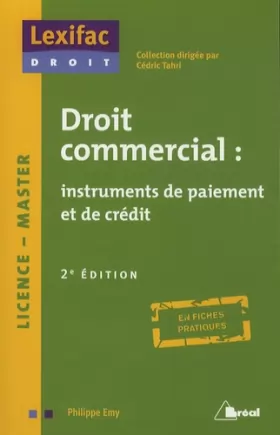 Couverture du produit · Droit commercial : Instruments de paiement et de crédit