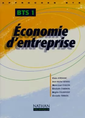 Couverture du produit · Economie d'entreprise, BTS 1, élève, 2000