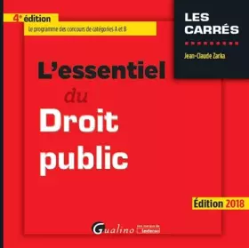 Couverture du produit · L'essentiel du droit public