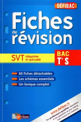 Couverture du produit · DEFIBAC FICHES SVT TER S