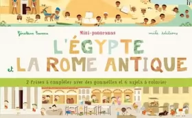 Couverture du produit · L'Egypte et la Rome antique: 12 frises à compléter avec des gommettes et 6 sujets à colorier