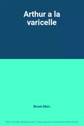 Couverture du produit · Arthur a la varicelle