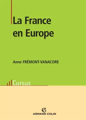 Couverture du produit · La France en Europe