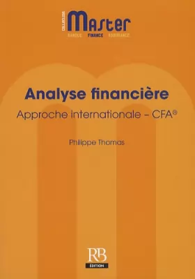 Couverture du produit · Analyse financière: Approche internationale - cfa