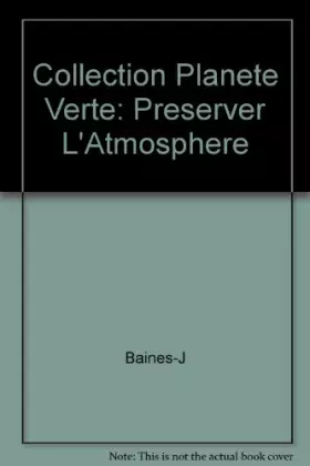 Couverture du produit · Préserver l'atmosphère