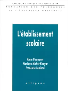 Couverture du produit · L'établissement scolaire