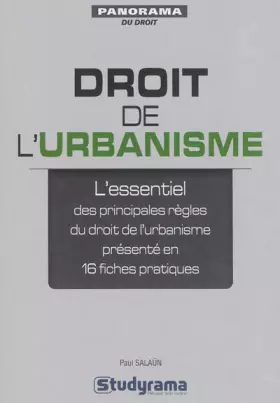 Couverture du produit · Droit de l'urbanisme