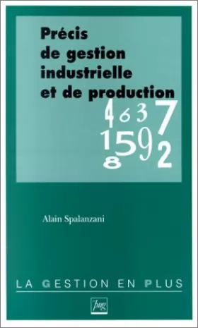 Couverture du produit · Précis de gestion industrielle et de production