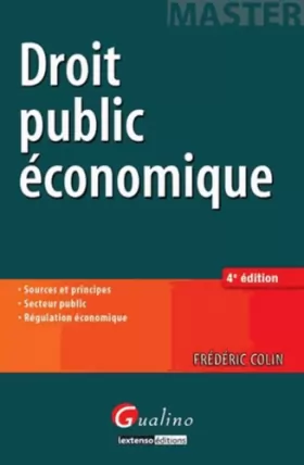 Couverture du produit · Master- Droit public économique, 4ème édition
